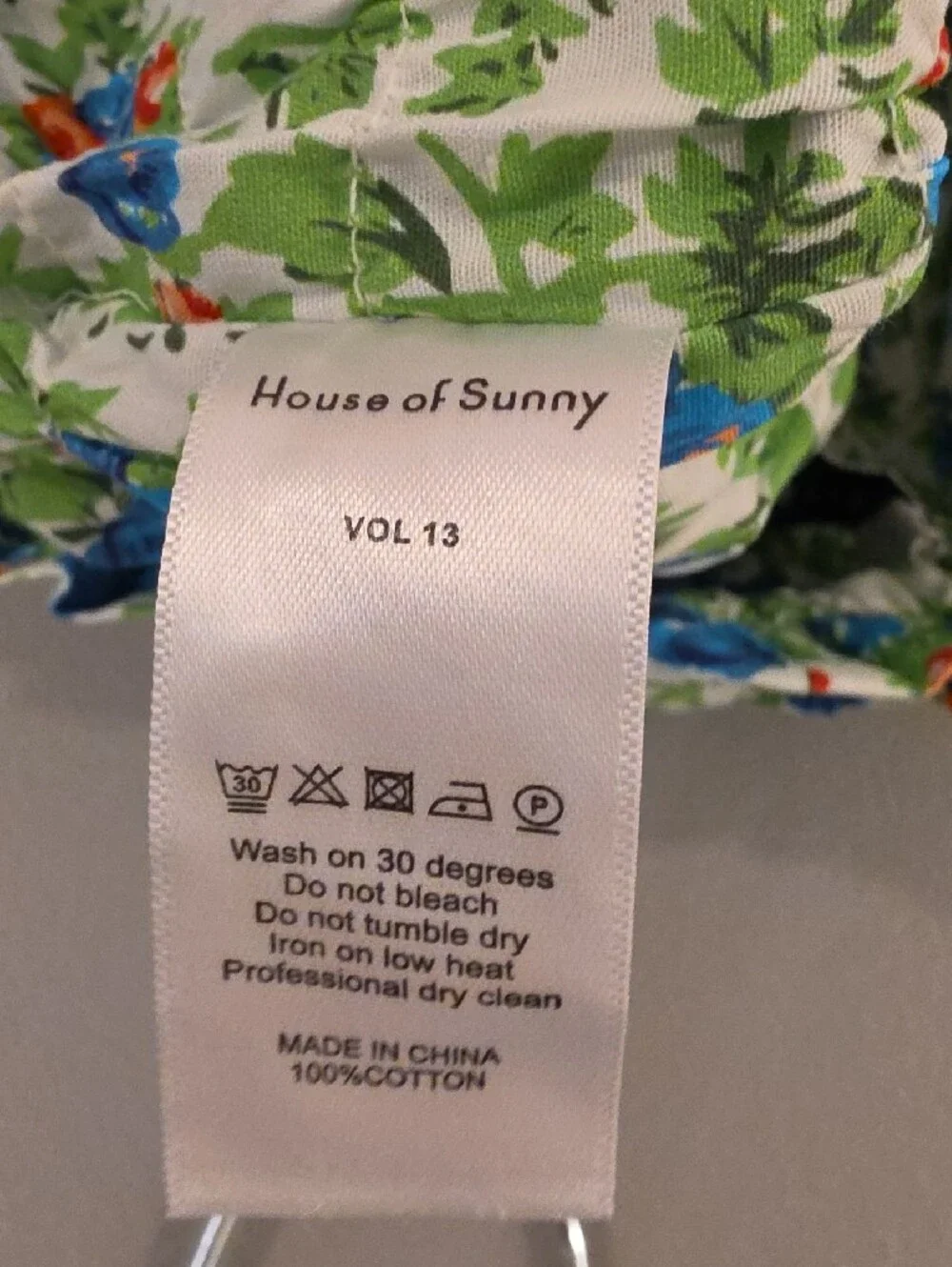 House of Sunny Green Floral matching Smocked Short Set size 2 new with tags